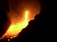 Discharge of molten Iron
